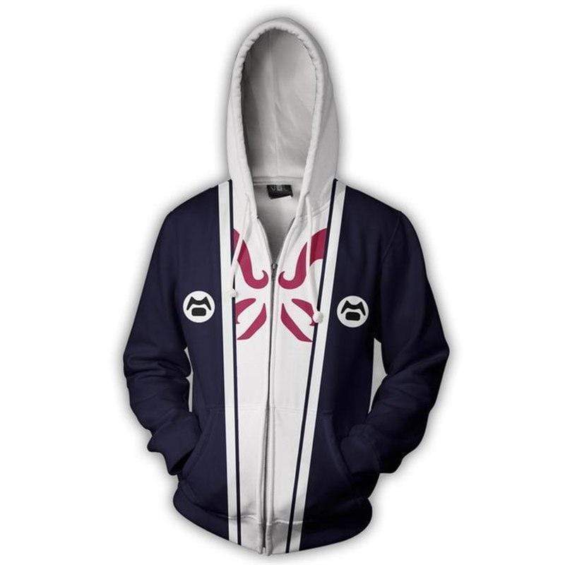 Naruto Hoodies - Gamabunta Naruto Zip Up Hoodie