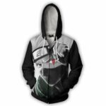 Naruto Hoodies - Hatake Kakashi Sharingan Zip Up Hoodie Jacket