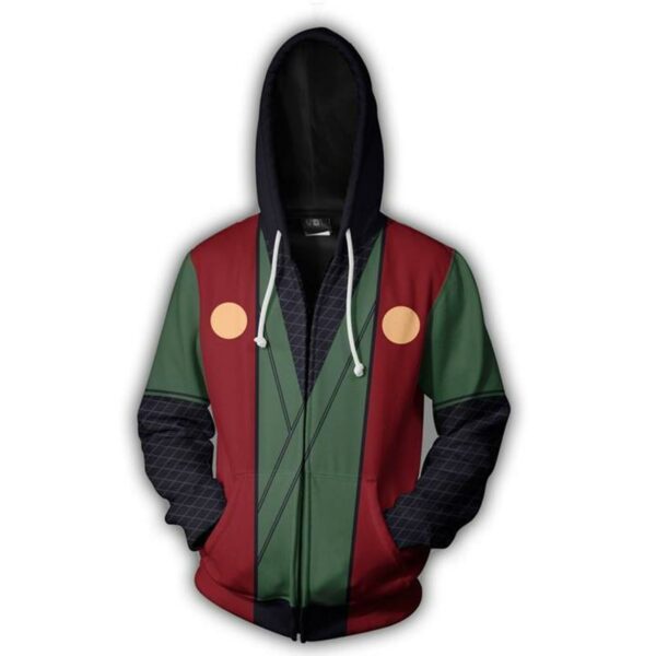 Naruto Hoodies - Shippuden Jiraiya Zip Up Hoodie