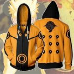 Naruto Kurama Zip Up Hoodie Jacket