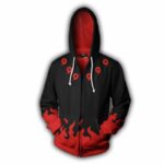 Naruto Madara Mangekyou Zip Up Hoodie Jacket