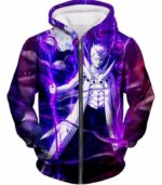 Naruto Obito Uchiha As Sage Of Six Paths Cool Anime Hoodie - Zip Up Hoodie