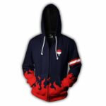 Naruto Uchiha Clan Zip Up Hoodie Jacket