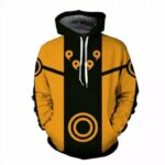 Naruto Uzumaki Rikudou Sennin Mode Zip Up Hoodie Jacket - Naruto Hoodies - Pull Over Hoodie