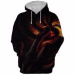 Obito Tobi Mask Sharingan Hoodie - Naruto 3D Graphic Hoodie