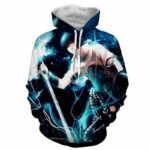 Sasuke Uchiha Hoodie - Chidori And Sword Naruto Hoodie