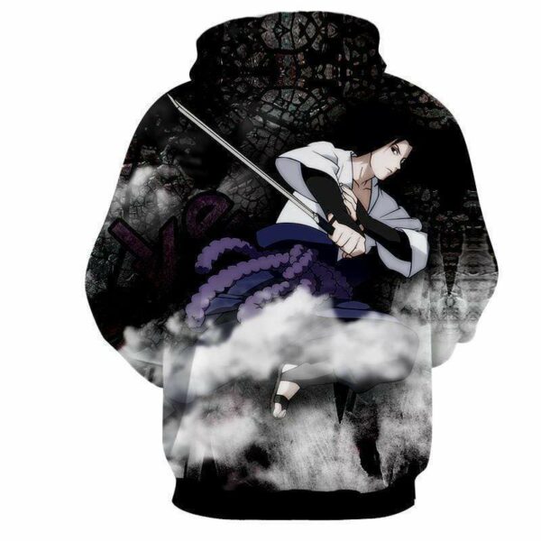 Sasuke Uchiha Hoodie - Katana Naruto Shippuden Red Cloud Hoodie