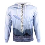 Sasuke Uchiha Naruto Zip Up Hoodie - Naruto Merch Hoodie