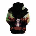 Tokyo Ghoul White Haired Ghoul Ken Kaneki Cool Action Zip Up Hoodie