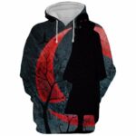 Uchiha Red Crest Hoodie - Naruto Itachi Hoodie