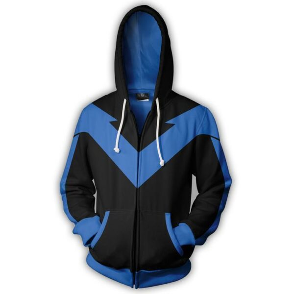 Blue NIGHTWING Hoodie Jacket