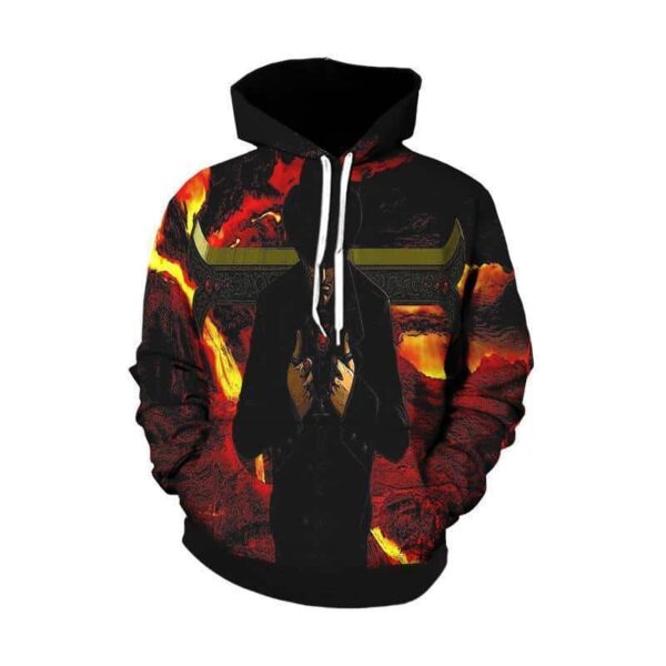 Dracule Mihawk Black Suit Hoodie - One Piece Anime Hoodie