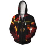 Dracule Mihawk Black Suit Hoodie - One Piece Anime Hoodie - Zip Up Hoodie