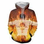 One Piece Fire Fist Ace 3D Hoodie - One Piece Anime Hoodie