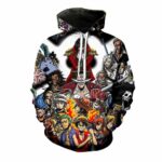 One Piece Hoodie - Characters Collage Hoodie