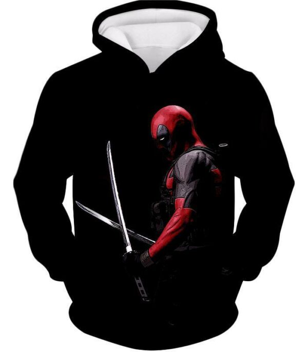 One Piece Hoodie - Marvel’s Ultimate Mercenary Deadpool Black Hoodie - Hoodie