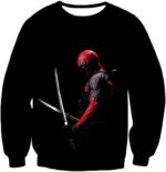 One Piece Hoodie - Marvel’s Ultimate Mercenary Deadpool Black Hoodie - Sweatshirt