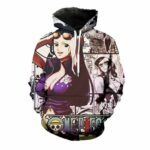 One Piece Hoodie - Nico Robin Over Manga Hoodie