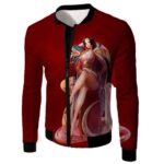 One Piece Hoodie - One Piece Beautiful Amazon Lily Queen Boa Hancock Red Hoodie - Jacket