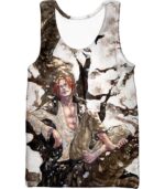 One Piece Hoodie - One Piece Coolest Pirate Emperor Shanks Hoodie - Tank Top