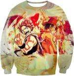 One Piece Hoodie - One Piece Fire Using Anime Characters Natsu Dragneel And Portgas D Ace Hoodie - Sweatshirt