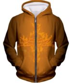 One Piece Hoodie - One Piece Legendary Pirate Whitebeard Pirate Crew Logo Yellow Hoodie - Zip Up Hoodie