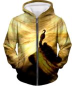 One Piece Hoodie - One Piece Notorious Pirate Warlord Crocodile Action Hoodie - Zip Up Hoodie