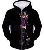 One Piece Hoodie - One Piece Oharas Devil Child Scholar Nico Robin Black Hoodie - Zip Up Hoodie