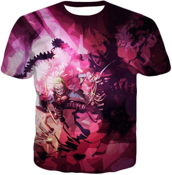 One Piece Hoodie - One Piece One Piece Villain Warlord Doflamingo Aka Joker Hoodie - T-Shirt