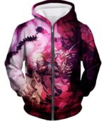 One Piece Hoodie - One Piece One Piece Villain Warlord Doflamingo Aka Joker Hoodie - Zip Up Hoodie