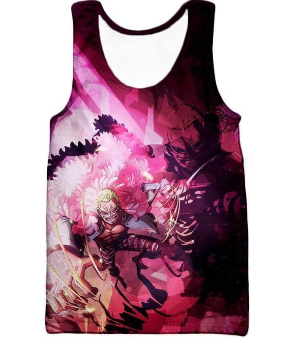 One Piece Hoodie - One Piece One Piece Villain Warlord Doflamingo Aka Joker Hoodie - Tank Top