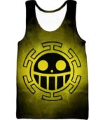 One Piece Hoodie - One Piece Pirate Crew Heart Pirates Flag Logo Hoodie - Tank Top