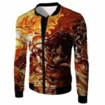 One Piece Hoodie - One Piece Pirate Portgas D Ace Aka Fire Fist Ace Hoodie - Jacket