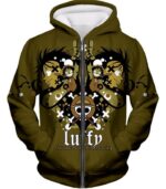 One Piece Hoodie - One Piece Pirate Straw Hat Luffy The One To Be Pirate King Promo Hoodie - Zip Up Hoodie