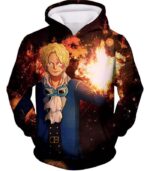 One Piece Hoodie - One Piece Revolutionary Number 2 Sabo Anime Hoodie