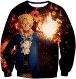 One Piece Hoodie - One Piece Revolutionary Number 2 Sabo Anime Hoodie - Sweatshirt