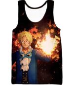 One Piece Hoodie - One Piece Revolutionary Number 2 Sabo Anime Hoodie - Tank Top