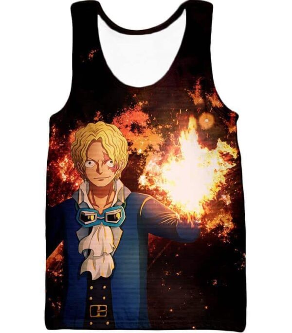 One Piece Hoodie - One Piece Revolutionary Number 2 Sabo Anime Hoodie - Tank Top