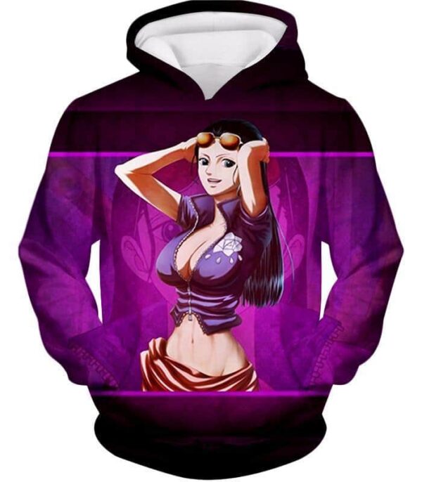 One Piece Hoodie - One Piece Sexy One Piece Girl Nico Robin Of Straw Hat Pirates Hoodie - Hoodie