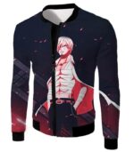 One Piece Hoodie - One Piece Smoking Pirate Prince Vinsmoke Sanji Black Hoodie - Jacket