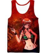 One Piece Hoodie - One Piece Super Hot Orange Haired Pirate Thief Nami Fan Art Hoodie - Tank Top