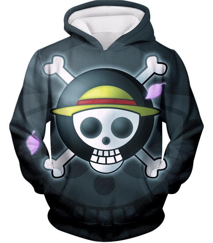 One Piece Hoodie - One Piece Super Straw Hat Pirate Logo Promo Hoodie