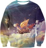 One Piece Hoodie - One Piece Super Straw Hat Ship Going Merry Hoodie - Sweatshirt