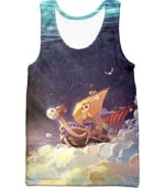 One Piece Hoodie - One Piece Super Straw Hat Ship Going Merry Hoodie - Tank Top