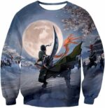 One Piece Hoodie - One Piece Three Sword Swordsman Demon Roronoa Zoro Hoodie - Sweatshirt