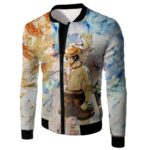 One Piece Hoodie - One Piece Whitebeard Pirates Fire Fist Ace And Marco The Phoenix Action Hoodie - Jacket