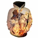 One Piece Hoodie - Portgas D. Ace Hoodie