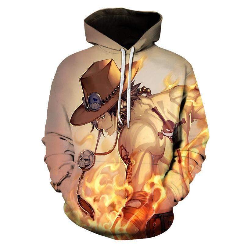 One Piece Hoodie - Portgas D. Ace Hoodie