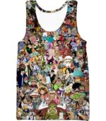 One Piece Zip Up Hoodie - One Piece Anime One Piece All In One Characters Zip Up Hoodie - Tank Top