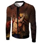 One Piece Zip Up Hoodie - One Piece   Pirate Captain Monkey D Luffy Anime Zip Up Hoodie - Jacket